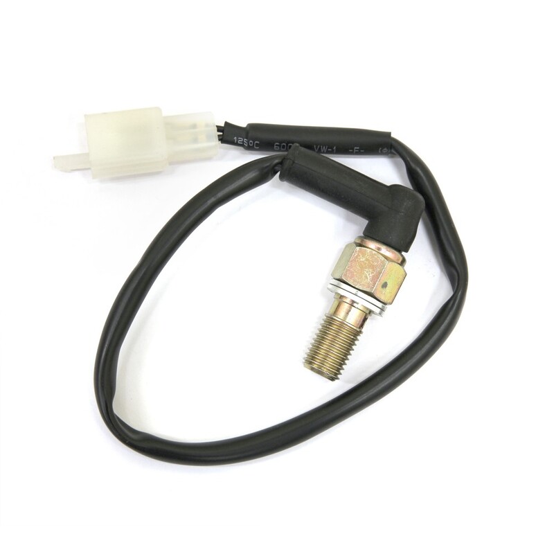 Tornillo sensor de freno hidráulico Tecnium M10 * 1,25 simple cable 90º L:360mm