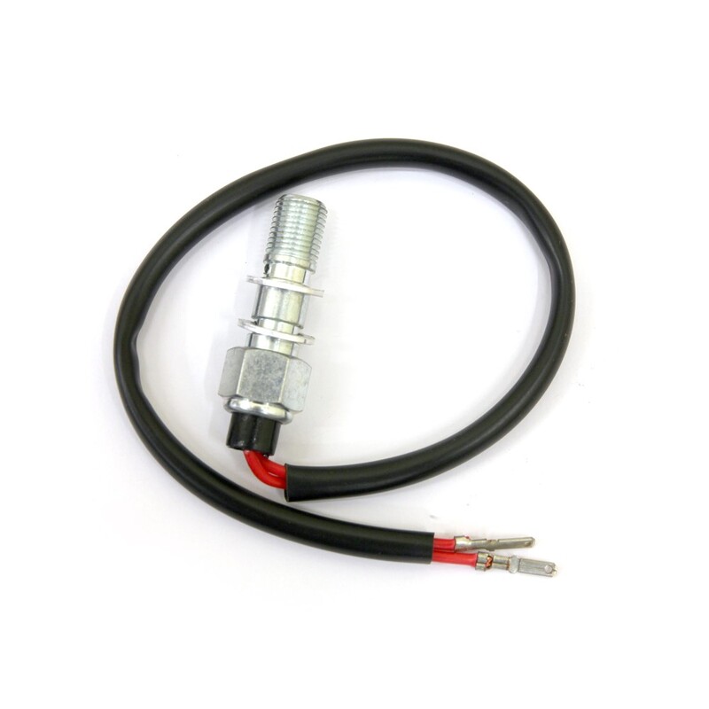 Tornillo sensor de freno hidráulico TECNIUM M10x1,00 doble cable recto L:330mm