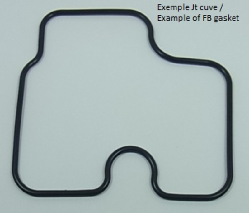 Junta cuba de carburador TOURMAX (4 pcs) - Honda CB500C