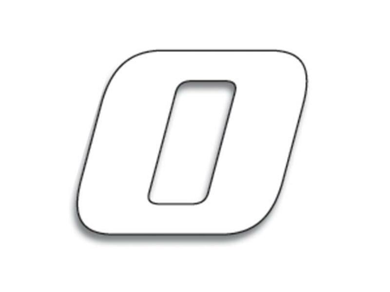 Numeros de carrera blanco - Pack de 3 Uds Blackbird PVC 5049/10/0