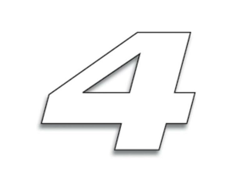 Numeros de carrera blanco - Pack de 3 uds BLACKBIRD PVC 5049/10/4