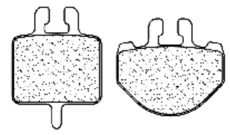 Juego de pastillas sinterizadas con tratamiento cerámico para bici CL BRAKES (4005VRX)