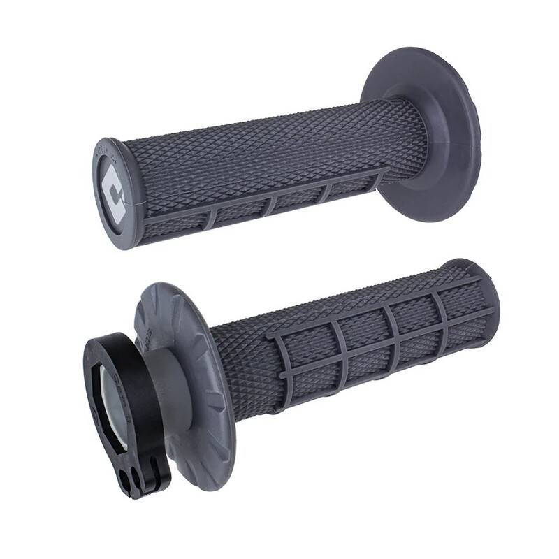 Puños ODI MX V2 Lock-On Half-Waffle - Gris