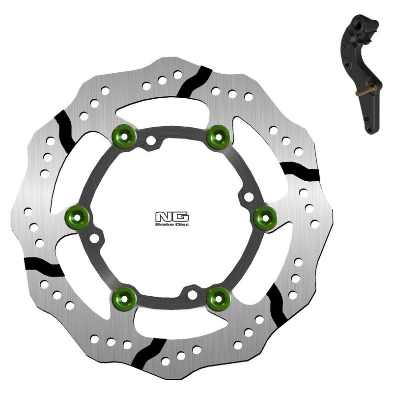 Kit disco de freno sobredimensionado NG BRAKES ondulado flotante