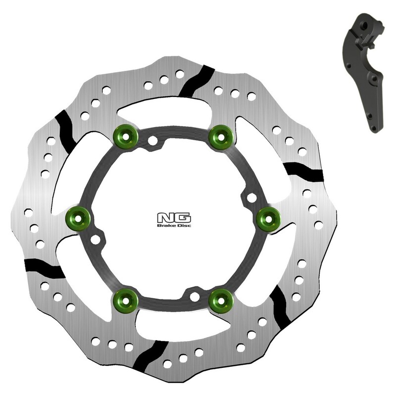 Kit disco de freno sobredimensionado NG BRAKES ondulado flotante