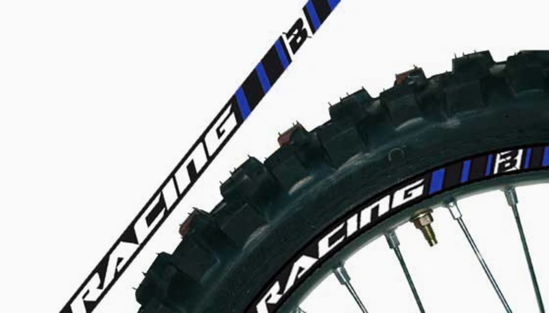 Adhesivo para llantas BLACKBIRD azul 5081/70