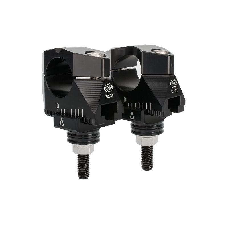 Alzas de manillar ajustables GILLES, negro