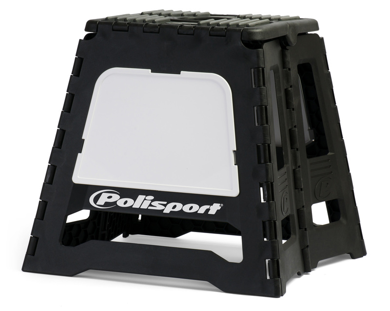 Caballete plegable de plástico Polisport blanco 8981500006