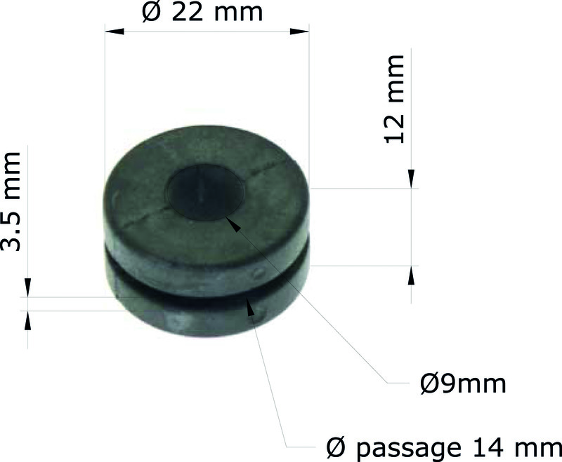 Silentblock TOURMAX - Honda XR400R 96-02/Faro 17245-107-010 GRM-120/10 (set de 10)