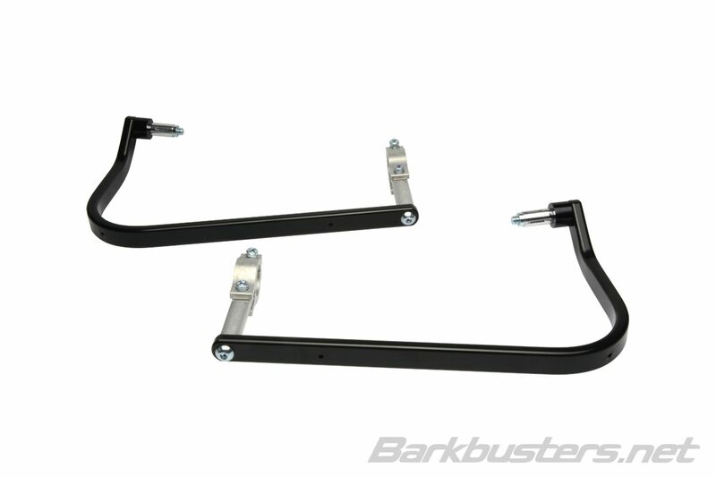Soportes de aluminio Barkbusters Fijación de doble anclaje Color negro
