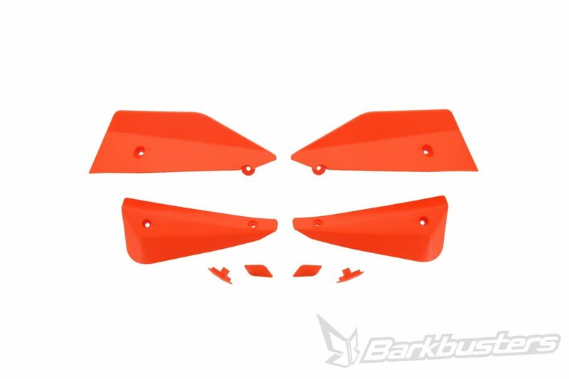 Kit de deflectores y conectores Barkbusters SABRE Color naranja