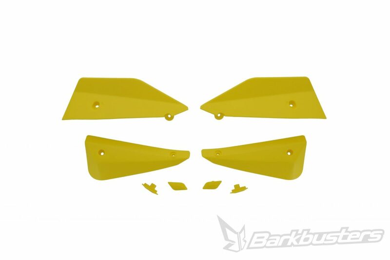 Kit de deflectores y conectores Barkbusters SABRE Color amarillo