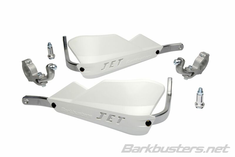 Kit de paramanos BARKBUSTERS JET cerrado Ø28,6mm universal - Blanco
