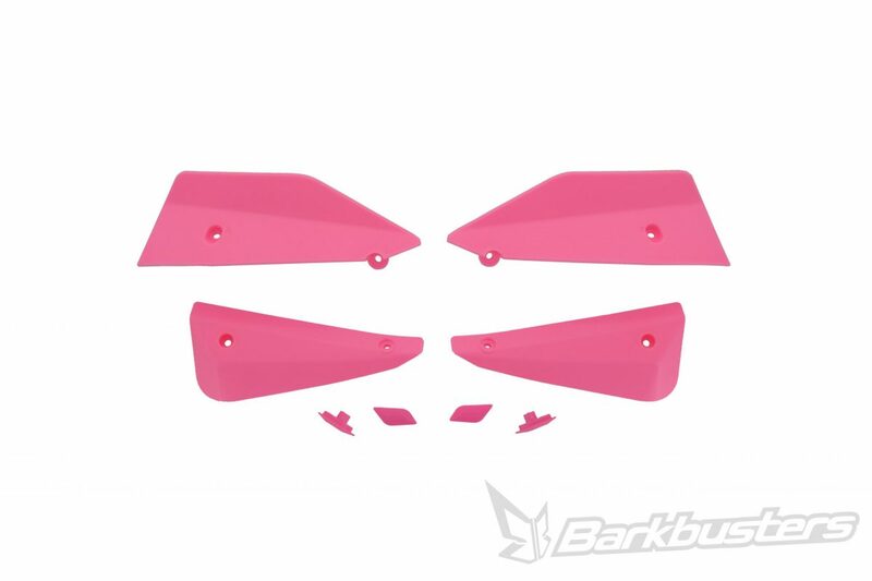 Kit de deflectores y conectores Barkbusters SABRE Color rosa