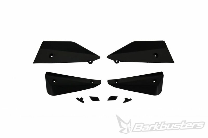 Kit de deflectores y conectores Barkbusters SABRE Color negro