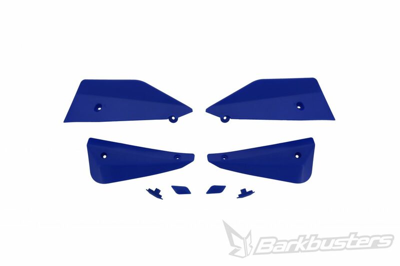 Kit de deflectores y conectores Barkbusters SABRE Color azul