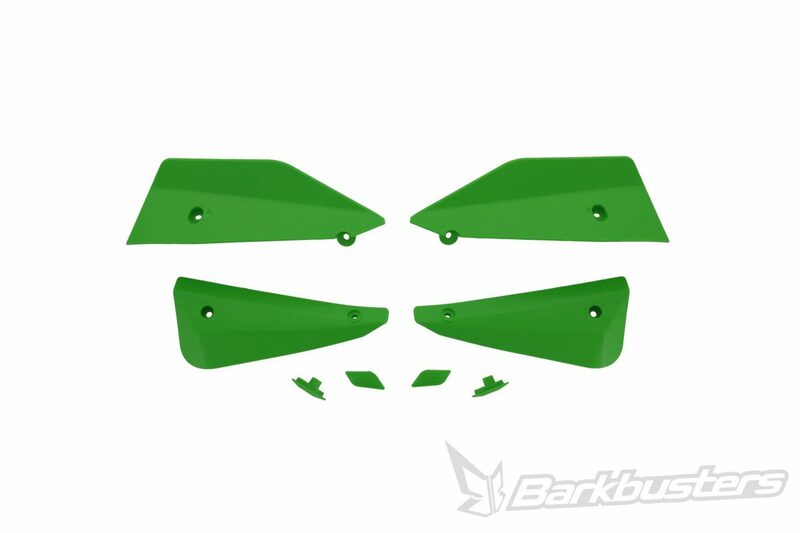 Kit de deflectores y conectores Barkbusters SABRE Color verde