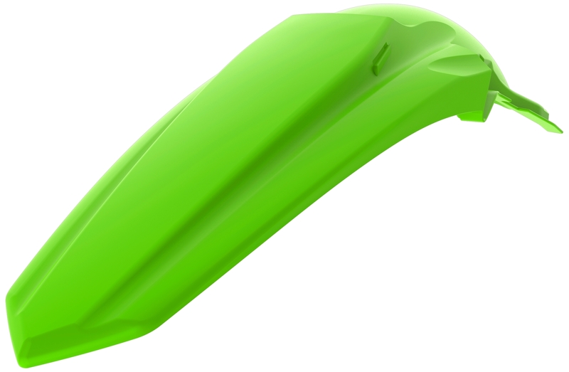 Guardabarros trasero POLISPORT Restyling verde lima Kawasaki KX125/250