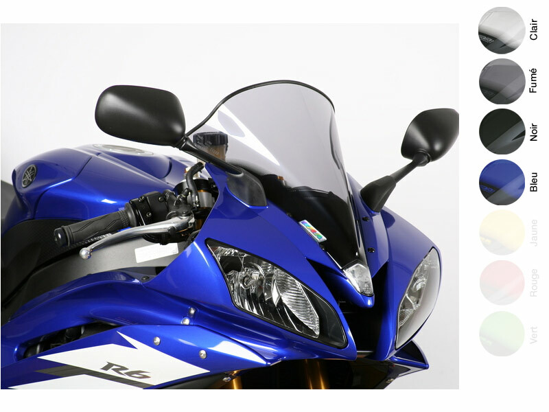 Pantalla MRA Racing transparente, Yamaha YZF R6 2006-
