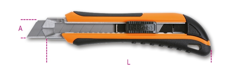 Cutter BETA de 18 mm con seis cuchillas
