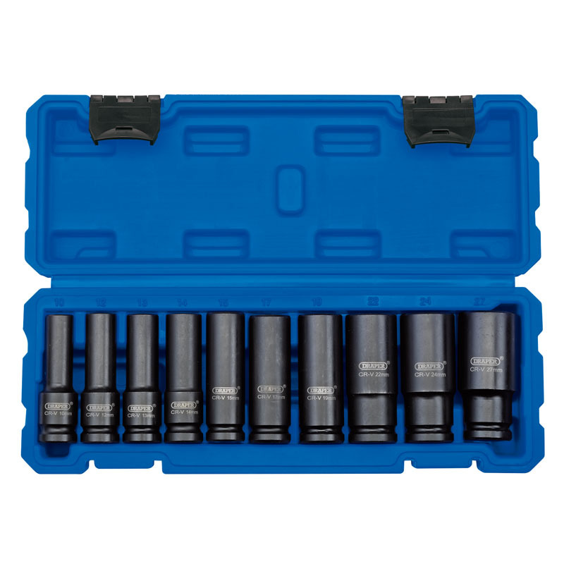 Juego de vasos de impacto DRAPER 10 pcs