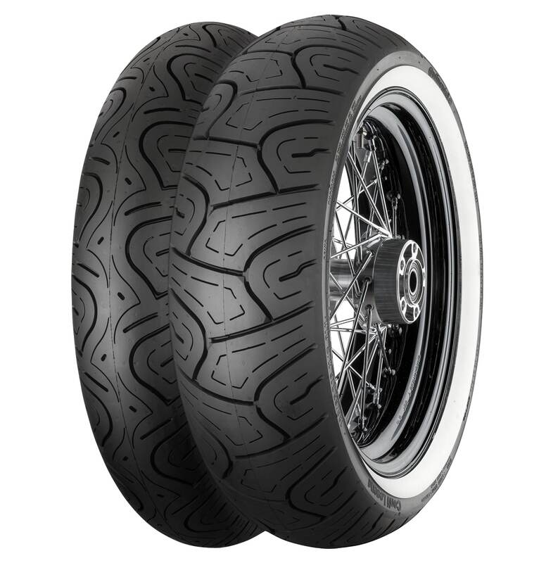Neumático CONTINENTAL CONTILEGEND WW Banda Blanca 130/80-17 M/C 65H TL