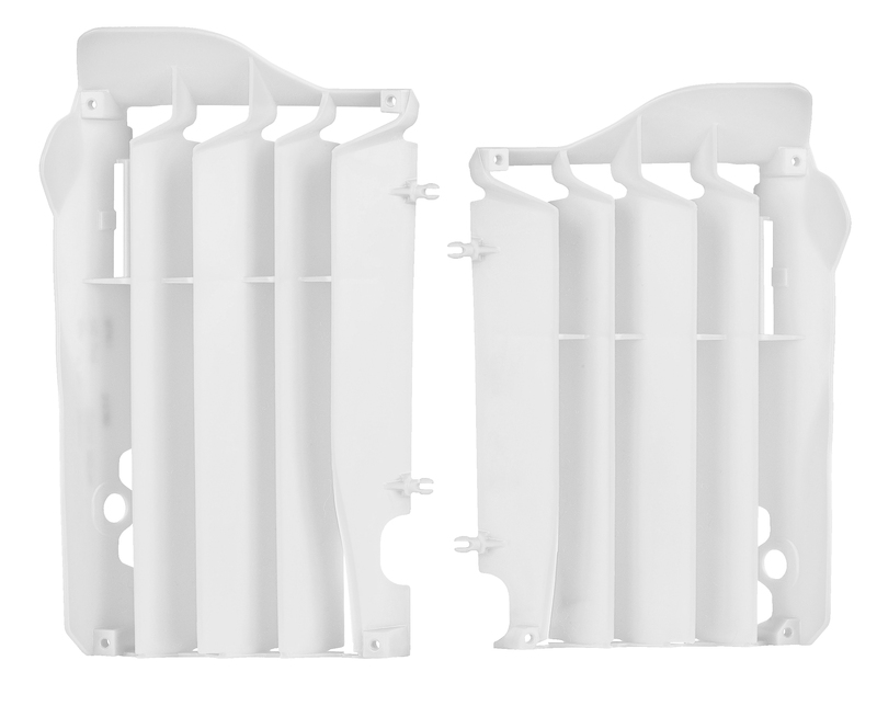 Aletines de radiador POLISPORT Honda blanco 8459900001