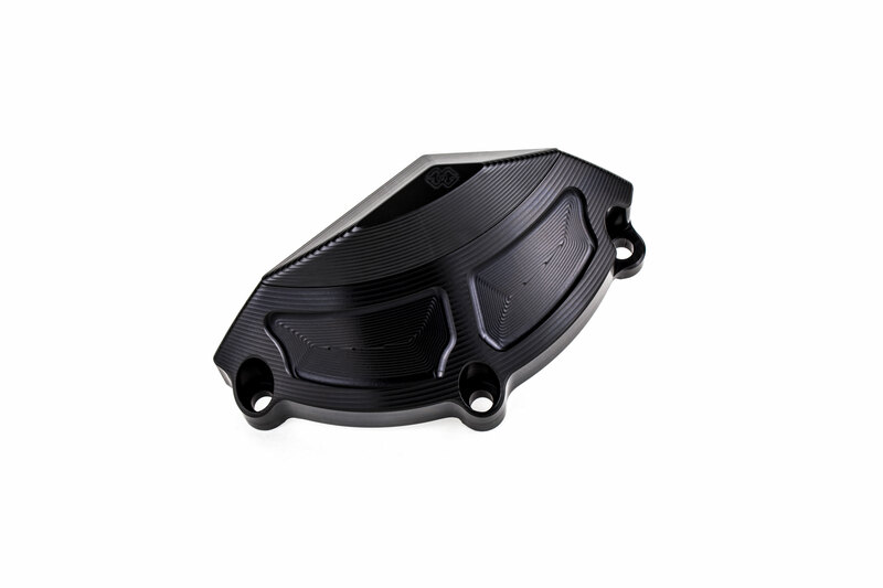 Protector de la tapa del motor GILLES (lado izquierdo), negro