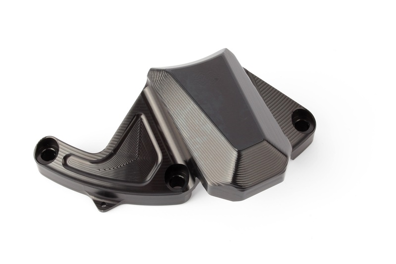 Protector de la tapa del motor GILLES (lado derecho), negro