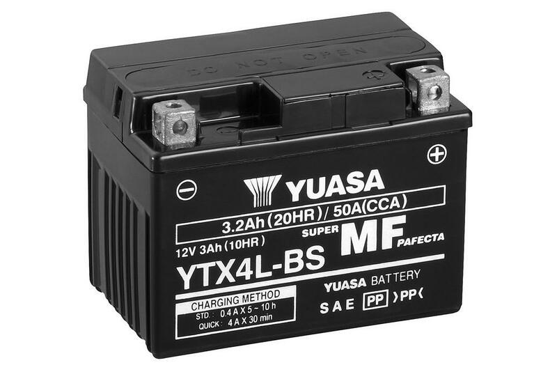 Batería YUASA YTX4L-BS Combipack (con electrolito)