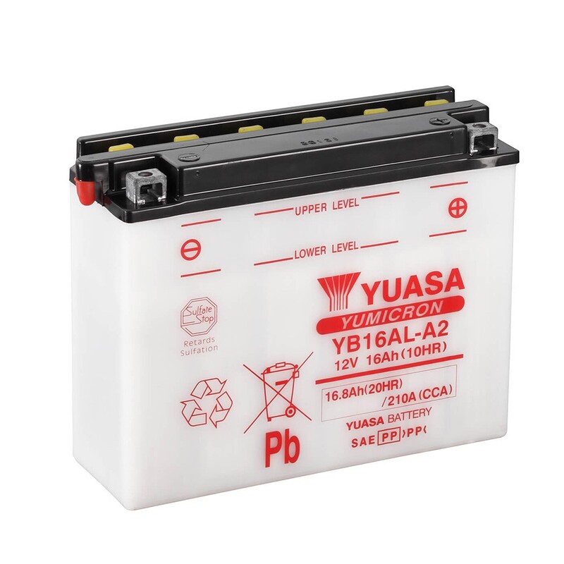Batería YUASA YB16AL-A2 Combipack (con electrolito)