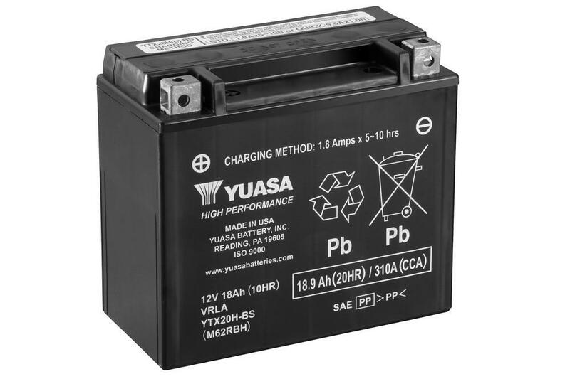 Batería YUASA YTX20H-BS Combipack (con electrolito)