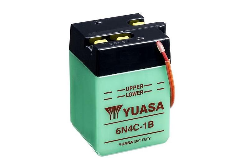 Batería YUASA 6N4C-1B Dry charged (sin electrolito)