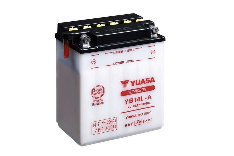 Batería YUASA YB14L-A Dry charged (sin electrolito)
