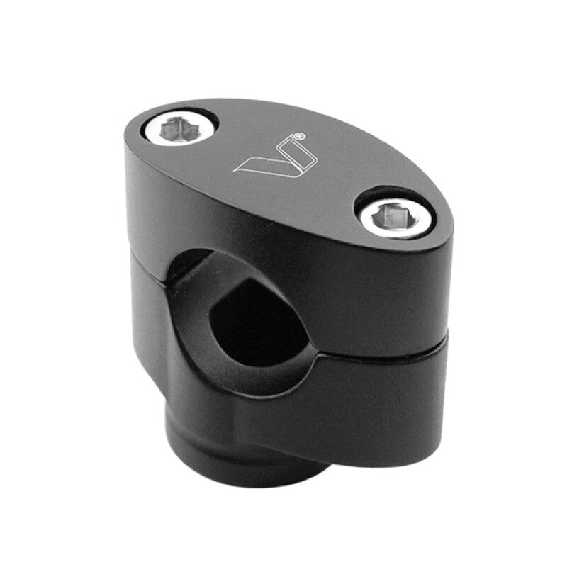 Torreta sujecion manillar negra mate exc V PARTS