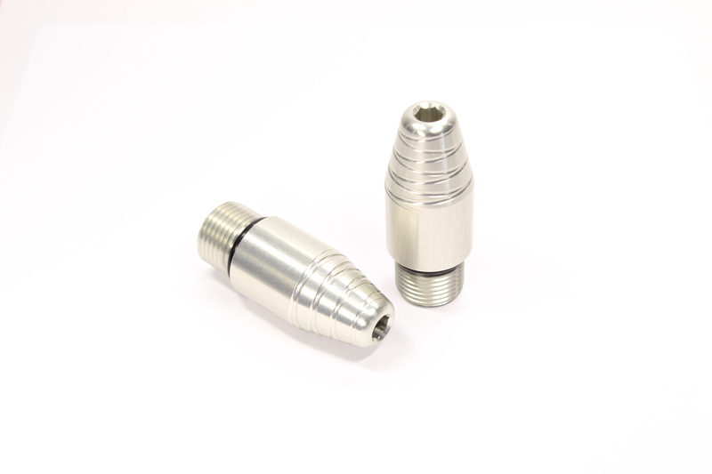 Contrapesos roscados de manillar GILLES TOOLING-2, plata