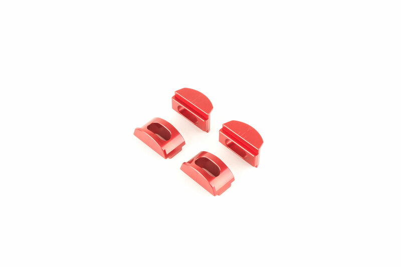 Embellecedores estriberas GILLES TOOLING VCR38, rojo