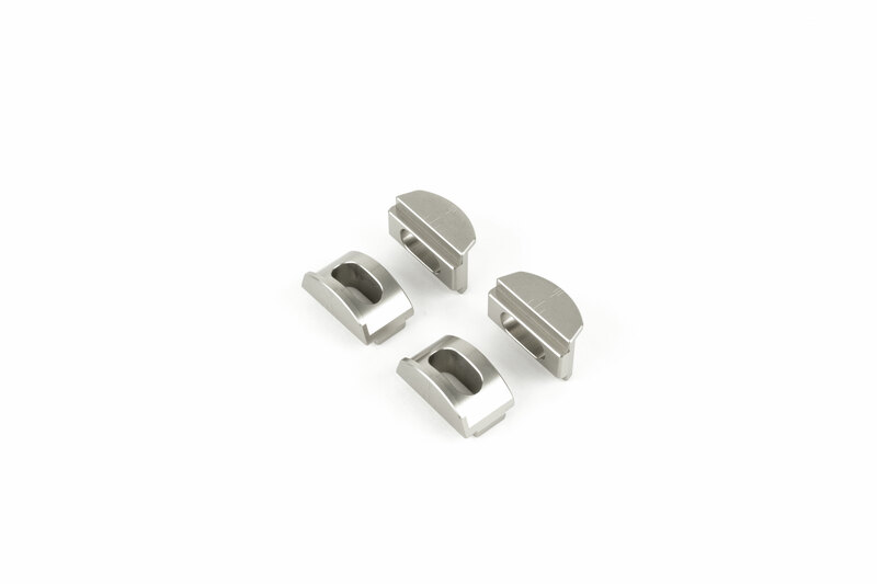 Embellecedores estriberas GILLES TOOLING VCR38, plata
