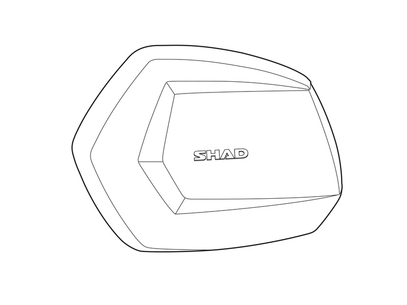 Tapa izquierda aluminio SHAD SH35