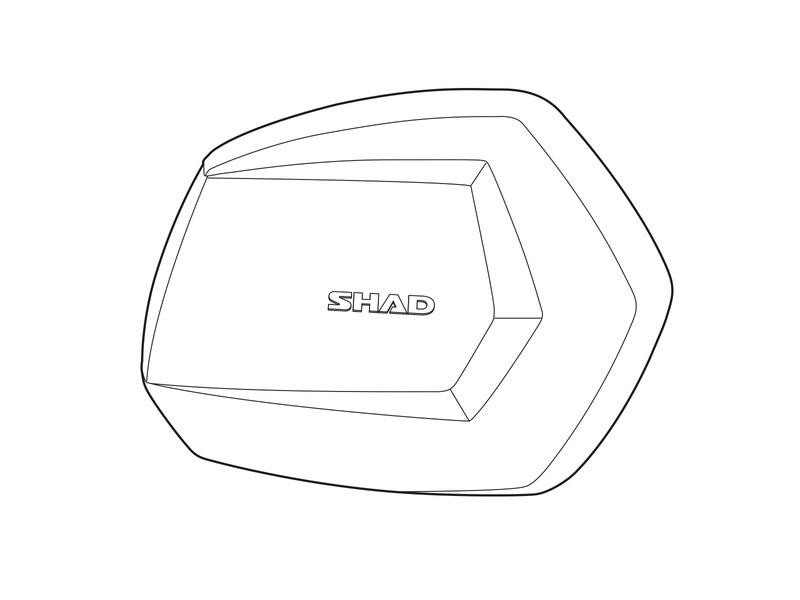 Tapa SHAD aluminio derecha SH35