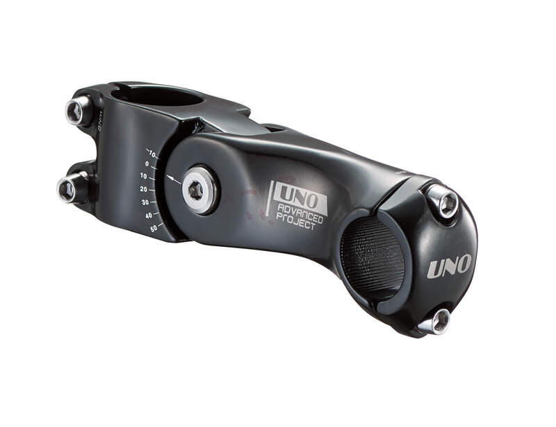 Potencia para bicicleta -10° / 40° UNO - 110 mm negro