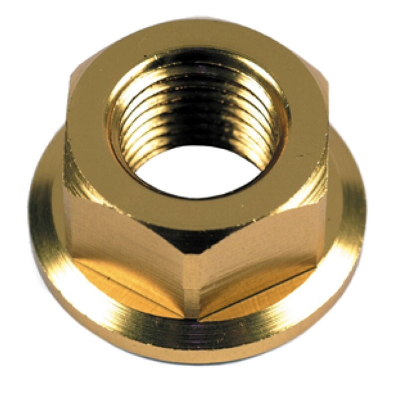 Tuerca eje delantero M12 azul V PARTS