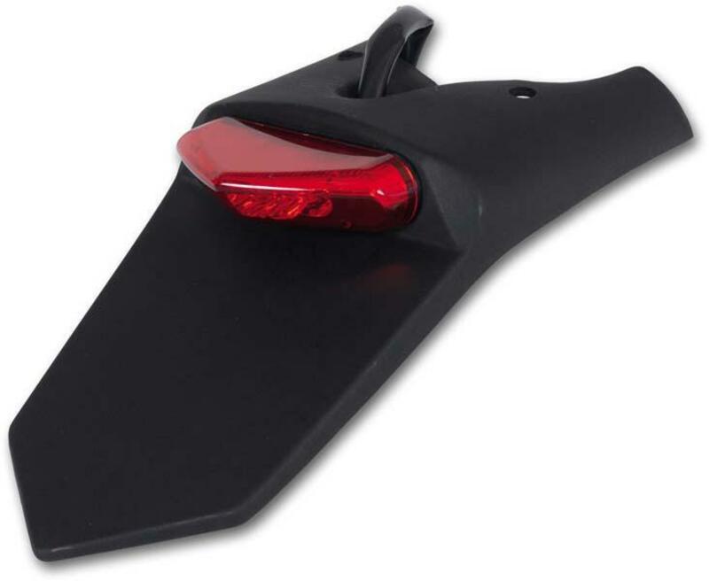 Portamatrículas UFO negro luz LED