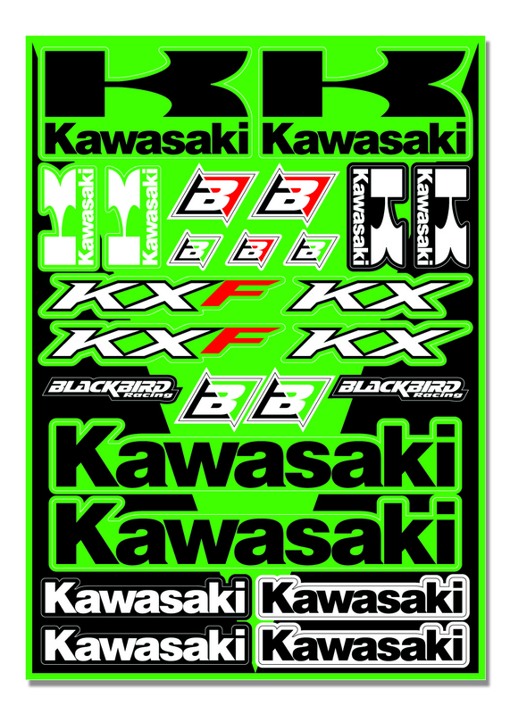 Kit Adhesivos Universal Blackbird Kawasaki 5430