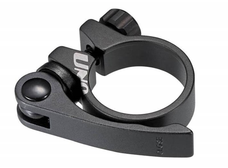 Abrazadera cierre tija de sillín de bicicleta V BIKE cierre rapido - Ø31,8mm Negro