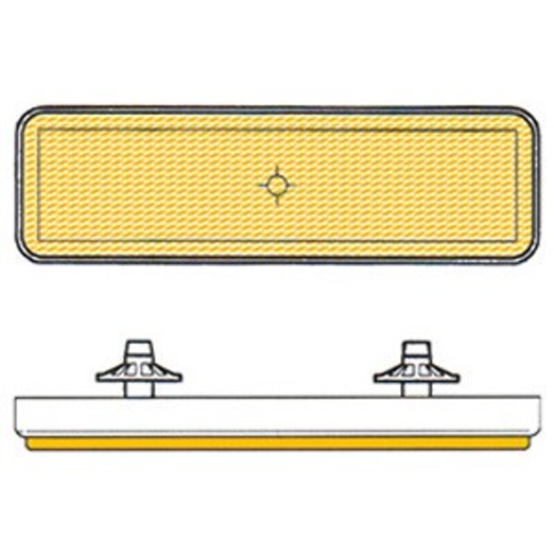 Catadióptrico rectangular lateral V PARTS