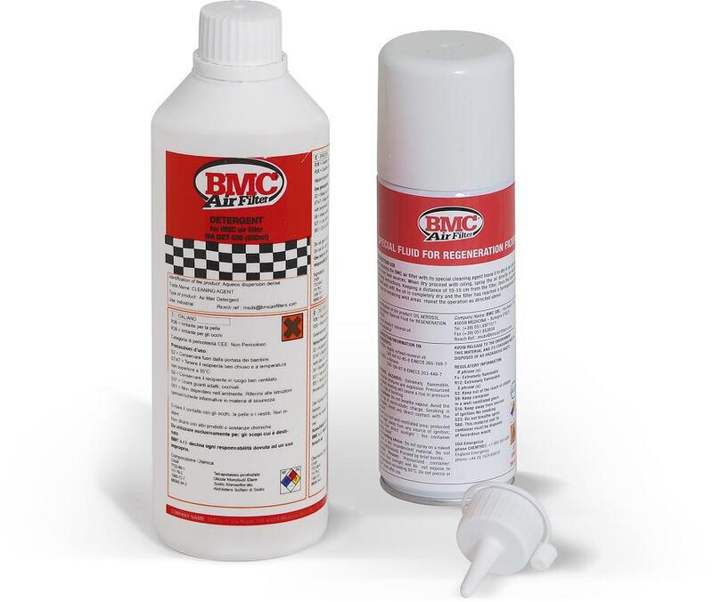 Kit de mantenimiento para filtro de aire BMC en spray - 500ml + 200ml