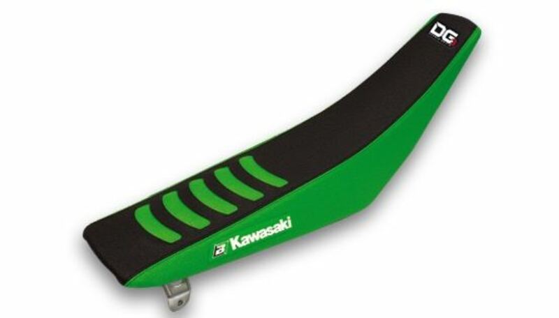 Funda de asiento Blackbird Doble agarre 3 Kawasaki negro/verde 1430H