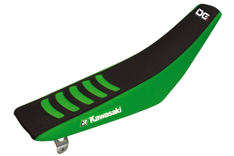 Funda de asiento Blackbird Doble agarre 3 Kawasaki negro/verde 1432H