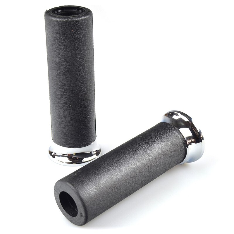 Puños Domino custom 119mm negro abierto 4141.82.40.04